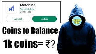 Match me app coins to balance