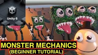 Unity 6 Tutorial 2025: Creating Monster Mechanics with Custom Scripts: Animations, Health, and More!