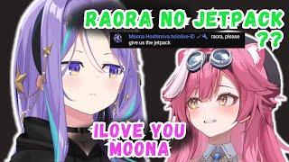 MOONA Pertama Kali Ngobrol sama RAORA dan Tanya Soal Jetpack Di Live Chat nya