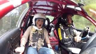 First time in a rally car