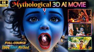 Make a Full  Mythological AI Movie with FREE AI Tools: Complete Course 2025