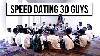 30 vs 1: Speed Dating 30 Guys | Kat