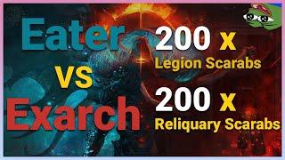 200 Influenced Maps |  Searing Exarch VS Eater of World |  Path of Exile 3.17