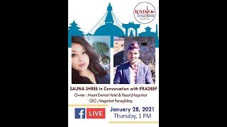 TourismTalk with Pradeep, Owner of:Mt. Everest Hotel & Resort, Nagarkot Paragliding By Salina Shree.