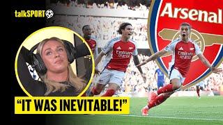 "I'M GUTTED!'  Spurs Fan Abbi Summers REACTS To Arsenal's LATE WINNER Against Leicester! 