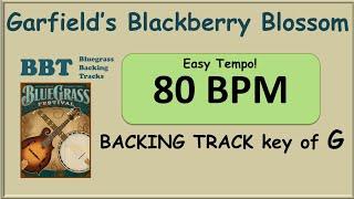 Garfield's Blackberry Blossom 80BPM bluegrass backing track