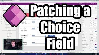 How to Use a Patch Formula on a Single Choice Column | Power Apps | 2023 Tutorial
