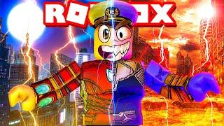 Becoming a SUPER HERO and SUPER VILLAIN in ROBLOX