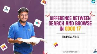 What is the Difference Between Search & Browse Methods in Odoo 17 | ORM Methods | Odoo 17 Videos