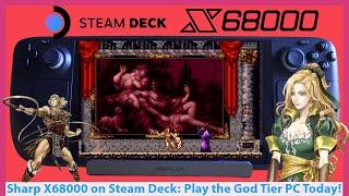 Sharp X68000 on Steam Deck! X68000 Emulation Setup Guide and Tutorial! The Legendary Japanese PC