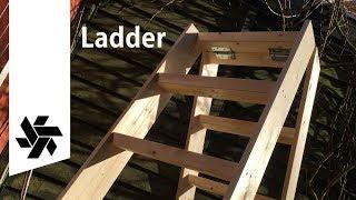 DIY Folding Ladder // Woodworking Project