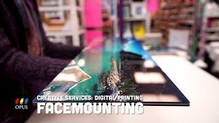 Creative Services: Digital Printing - Facemounting