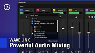 Elgato Wave Link: Simple Audio Mixing & Routing for Creators