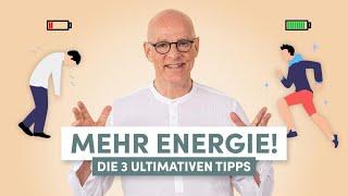 Mehr Energie: Die 3 ultimativen Tipps gegen Energievampire