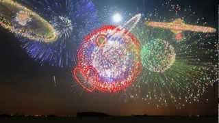 New Years 2013 - Synchronized Epic Music (Heart of Courage) - FWSim Fireworks Display - HD