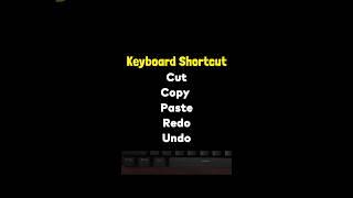 Keyboard Shortcuts You Should Know - 13 | Cut, Copy, Paste, Redo & Undo #asmrsounds #asmr #keyboard