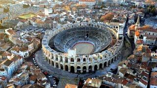 Aerial Views of Arles Amphitheatre