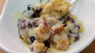 Rum Raisin Bread Pudding  #breadpudding