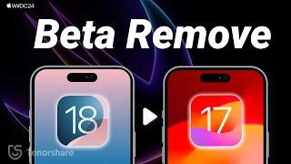 How to Remove & Uninstall iOS 18 beta - iOS 18 Downgrade  | Full Guide