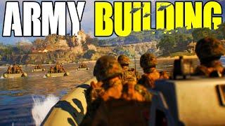 I Charge Modern D-DAY Beach Defense in NEW Army Building Simulator! - Total Conflict: Resistance