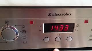 Плита Electrolux, как установить время!?