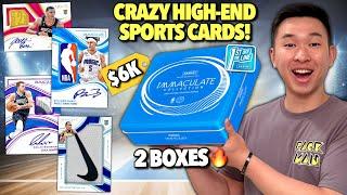 CRAZY HIGH-END CARDS ($6K)!  2022-23 Panini Immaculate Collection Basketball FOTL Hobby Box Review