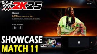 WWE 2k25 Showcase - Match 11 - Naomi vs Bayley (All Objectives)