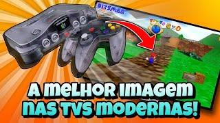 O NINTENDO 64 como você nunca viu em uma TV MODERNA 4K por HDMI através do Retroscaler 2X