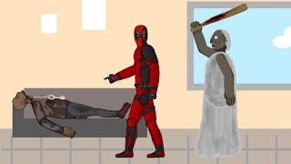 GRANNY Vs Deadpool - Drawing Cartoons 2 - VB Animation[Dc2]