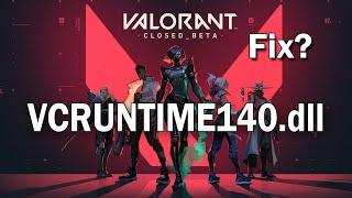 How To Fix VCRUNTIME140.dll Missing Error For Valorant