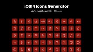 iOS14 Icons Generator