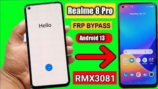 Realme 8 Pro frp bypass (RMX3081) Google Account Remove without PC android 13