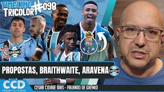 TimeLine Tricolor #098: Propostas por jovens, árbitro de Grêmio X Corinthians, Braithwaite, Aravena