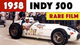 Thrilling 1958 Indianapolis 500 Auto Race - rare film