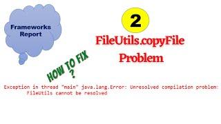 #Frameworks Report -2 | How to Fix FileUtils cannot be resolved error | #NATASATech #CucumberBDD