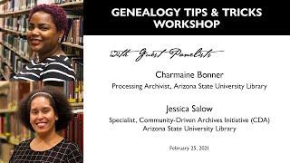 Genealogy Tips & Tricks Workshop, Nantucket Historical Association