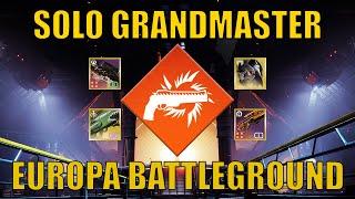 Solo Heist Europa Battleground Grandmaster Nightfall (Platinum, 23:05) Solar Hunter [Destiny 2]