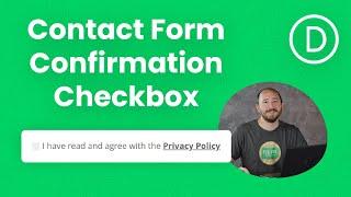 How To Add A Confirmation Checkbox To The Divi Contact Form