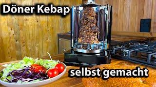 Döner Kebap selber machen Döner Rezept für zuhause Döner Kebap mit leckerer Soße Rezept Video