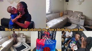 New Couch Reveal // Spend my baby's birthday with me ....