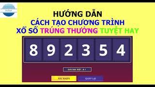 Cách tạo chương trình Quay số trúng thưởng Lucky Draw miễn phí tuyệt hay | VniTeach Channel