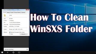 How To Clean Up WinSXS Folder in Windows 10