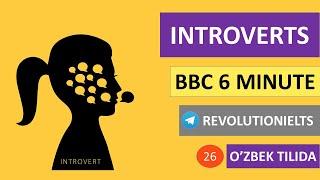 IELTS VOCABULARY ''INTROVERTS'' (O'ZBEK TILIDA)