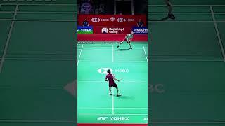 Lee Zii Jia's Jaw-Dropping 360-Degree Spin Attack against Lakshya Sen in #indonesiaopen2023