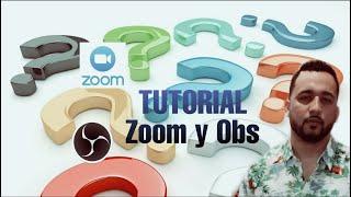 CÓMO USAR ZOOM Y OBS Para Transmitir EnVivo   Tutorial En Español 2020