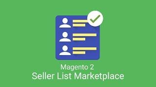 Magento 2 Multi Vendor Marketplace Seller List Add-On