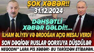 TƏCİLİ! Əsas xəbərlər 31.12.2024 (Xəbər Bələdcisi) xeberler, son xeberler bugun 2024