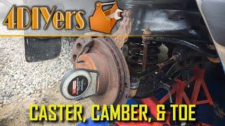What is Caster, Camber, and Toe Angles - Beginner's Guide