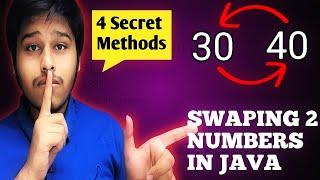 java swapping of two numbers | java swap | java swapping program | Placement Course