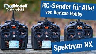 Spektrum NX6, NX8 und NX10 von Horizon Hobby – RC Sender mit SMART Telemetrie im FlugModell Test